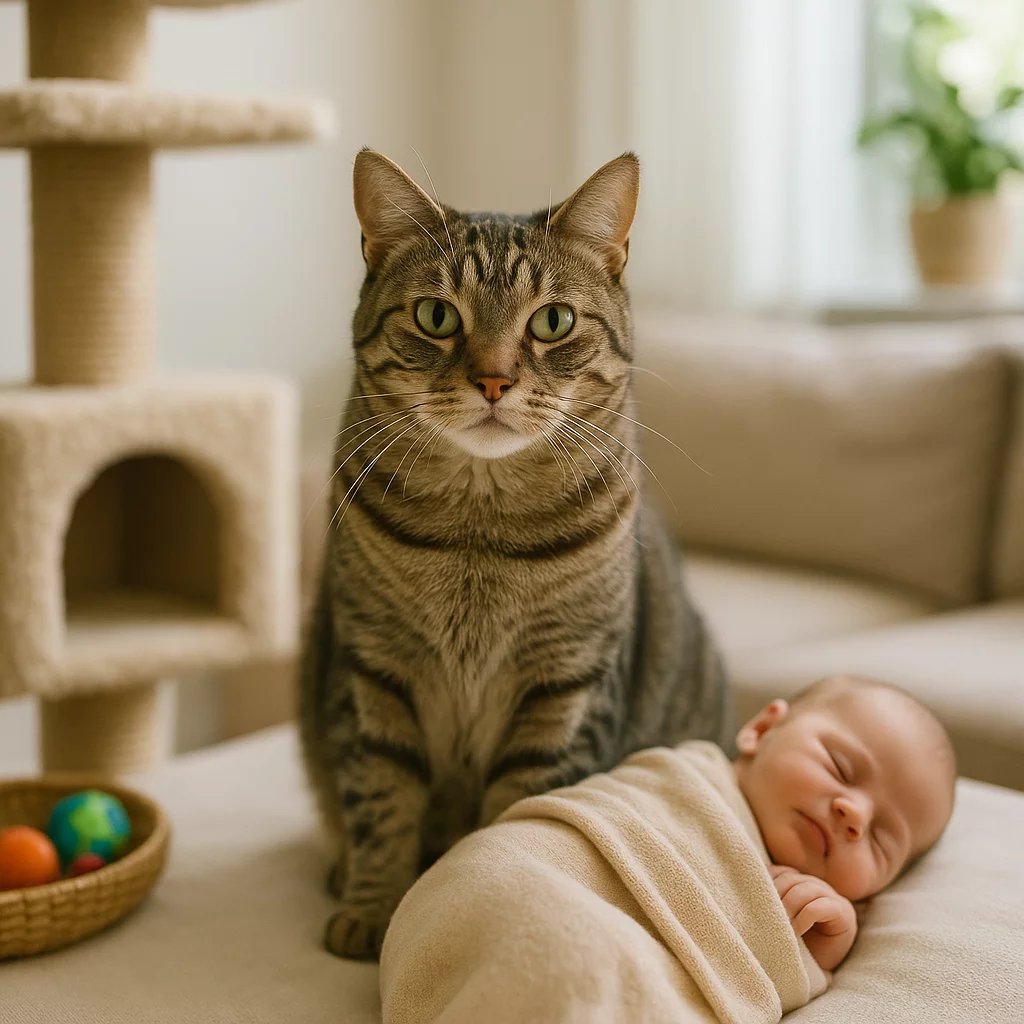 Gatos e Recém-Nascidos: Como Garantir a Harmonia em Casa